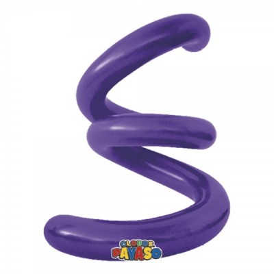 GLOBO PAYASO #270 ZEPELIN PURPURA C/100 --