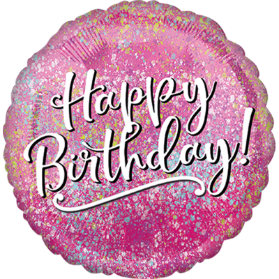 GLOBO CONVER #17C BIRTHDAY PINK FABULOUS