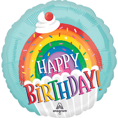 GLOBO CONVER #17C RAINBOW SPRINKLES BIRTHDAY