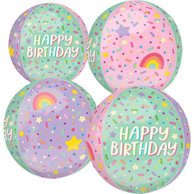 GLOBO CONVER ESFERA ORBZ HBD ICE CREAM PARTY