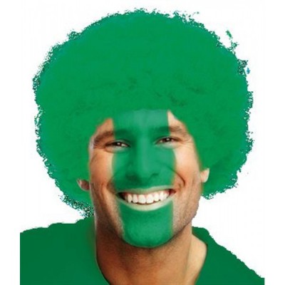 PELUCA AFRO MEDIANA VERDE EURO