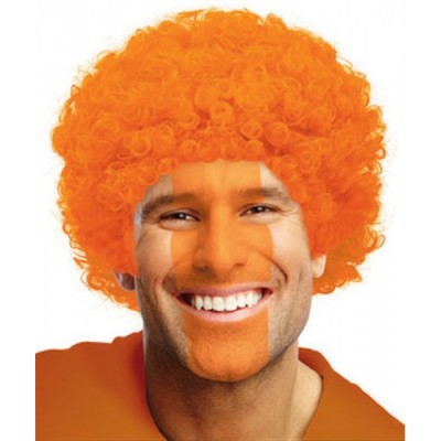 PELUCA AFRO MEDIANA NARANJA EURO