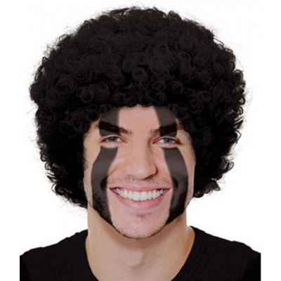 PELUCA AFRO MEDIANA NEGRA EURO