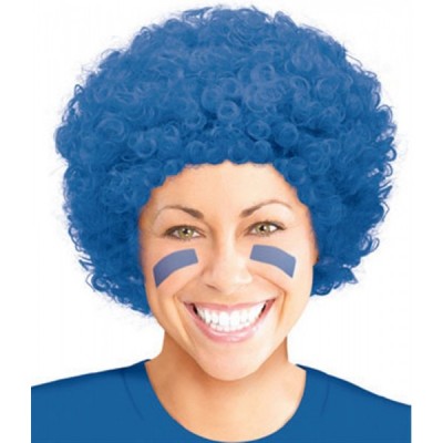 PELUCA AFRO MEDIANA AZUL REY EURO