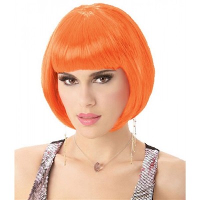 PELUCA MELENA CORTA NARANJA VMF AMSCAN-GMK (103062.05)