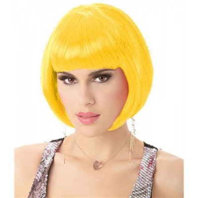 PELUCA MELENA CORTA AMARILLA VMF AMSCAN-GMK