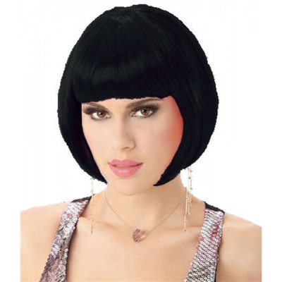 PELUCA MELENA CORTA NEGRA VMF AMSCAN-GMK (103062.10)