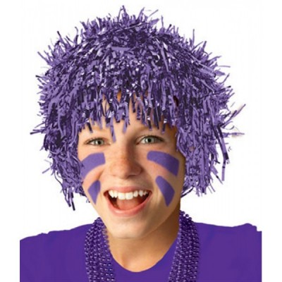 PELUCA METALICA MORADA EURO