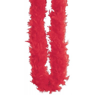 BOA DE PLUMAS ROJA 60GR 1.82MT EURO