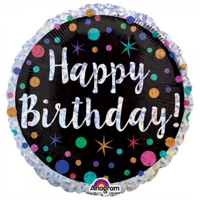 GLOBO CONVER #18C POLKA DOT BDAY