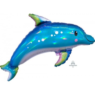 GLOBO CONVER SPRSHP IRIDICENT BLUE DOLPHIN