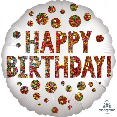 GLOBO CONVER #17C SATIN INFUSED BIRTHDAY SEQUINS