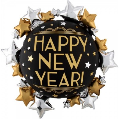 GLOBO CONVER SPRSHP SATIN INFUSED NEW YEAR
