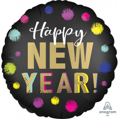 GLOBO CONVER #18C SATIN DOTTED NEW YEAR