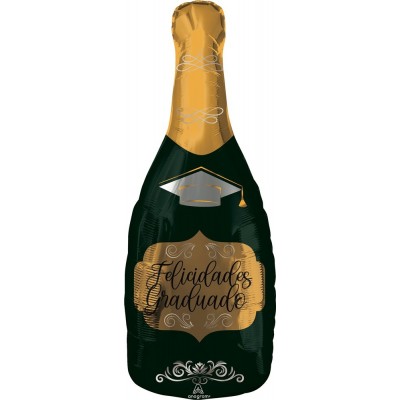 GLOBO CONVER JRSHP BOTELLA VERDE GRADUADA
