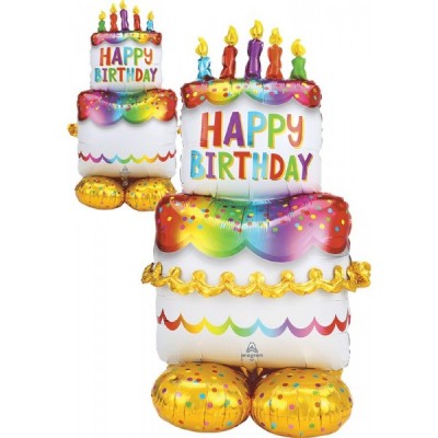 GLOBO CONVER AIRLOONZ BIRTHDAY CAKE