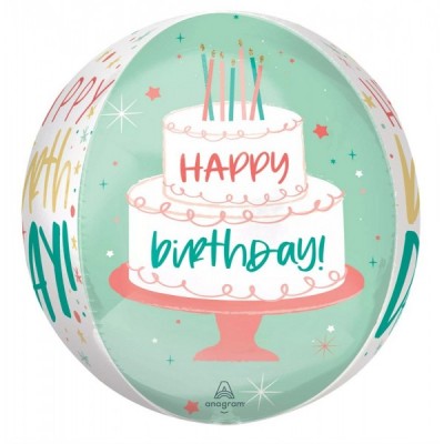 GLOBO CONVER ESFERA ORBZ HBD CAKE DAY