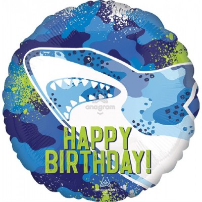 GLOBO CONVER #17C SHARK HAPPY BIRTHDAY