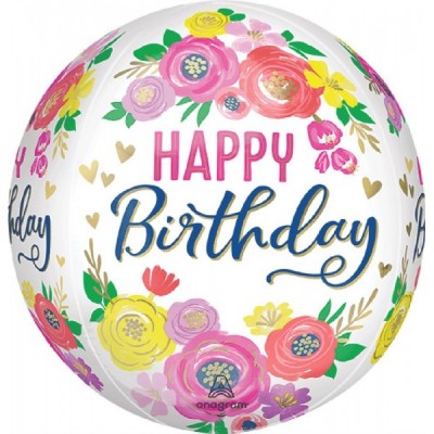 GLOBO CONVER ESFERA ORBZ HBD FLORAL