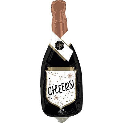 GLOBO CONVER MINSHP CHEERS CONFETTI BUBBLY BOTTLE