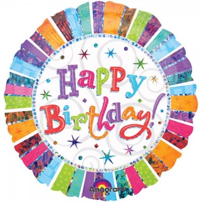 GLOBO CONVER #32C PRSM RADIANT BIRTHDAY