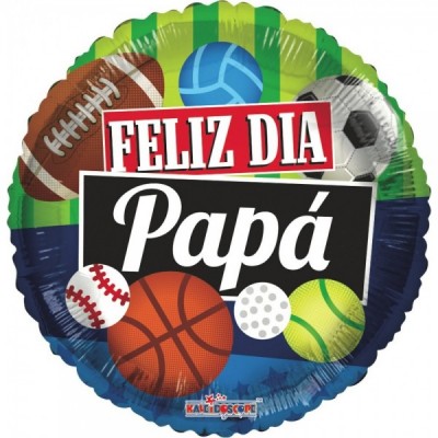 GLOBO CONVER-K #18C FELIZ DIA PAPA DEPORTES