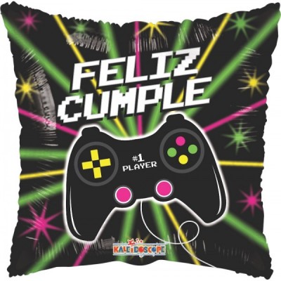 GLOBO CONVER-K #18C FELIZ CUMPLE GAMER