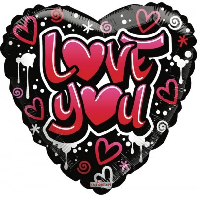 GLOBO CONVER #18H LOVE YOU GRAFITTI