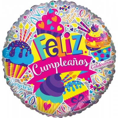 GLOBO CONVER #18C FELIX CUMPLE CUPCAKE