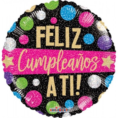 GLOBO CONVER #18C FELIZ CUMPLEAÑOS A TI