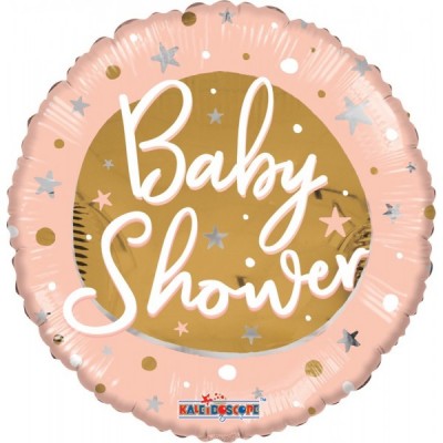 GLOBO CONVER #9C BABY SHOWER ESTRELLAS ROSE GOLD