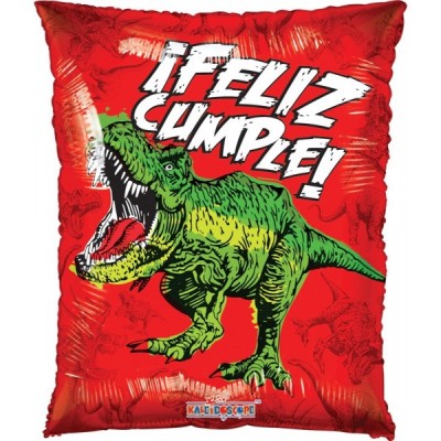 GLOBO CONVER 20Q FELIZ CUMPLE DINO