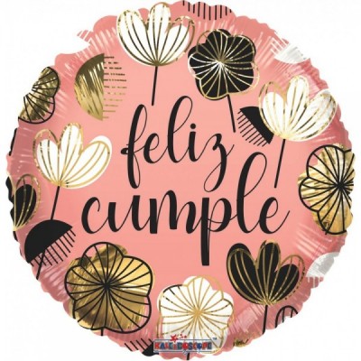 GLOBO CONVER #24C FLORAL CUMPLE