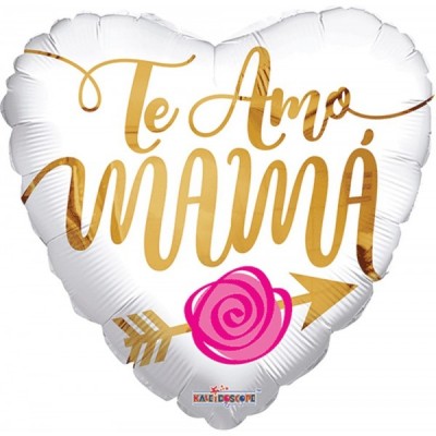 GLOBO CONVER #18H TE AMO MAMA ROSA FLECHADA
