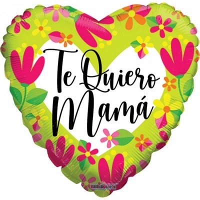 GLOBO CONVER #18H TE QUIERO MAMA CORAZON VERDE