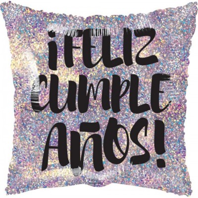 GLOBO CONVER #18Q CUMPLEAÑOS MAGIA PLATA