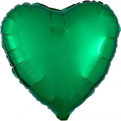 GLOBO CONVER #18H CORAZON SOLIDO VERDE MTL