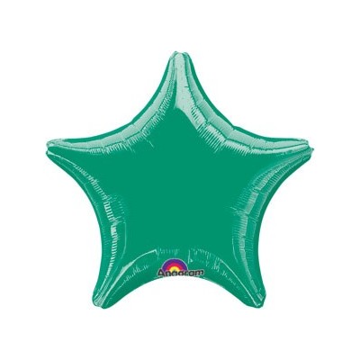 GLOBO CONVER #22S ESTRELLA SOLIDO VERDE ESMERALDA