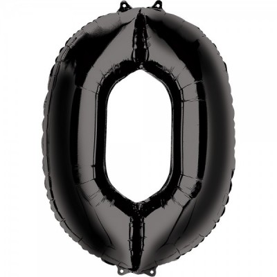 GLOBO CONVER NUMERO JUMBO #0 NEGRO