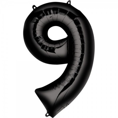 GLOBO CONVER NUMERO JUMBO #9 NEGRO