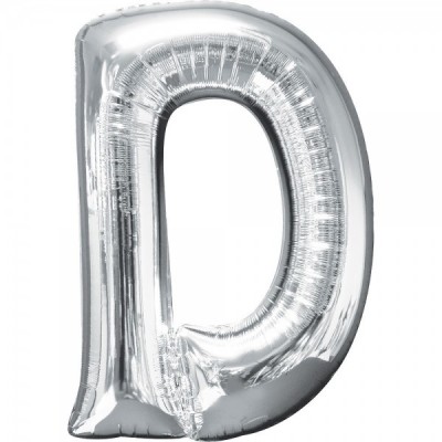 GLOBO CONVER LETRA JUMBO D PLATA