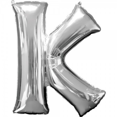 GLOBO CONVER LETRA JUMBO K PLATA