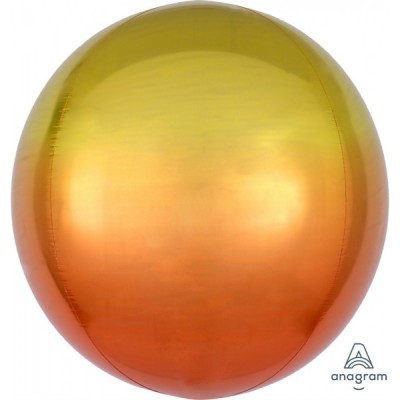 GLOBO CONVER ESFERA ORBZ OMBRE AMARILLO / NARANJA