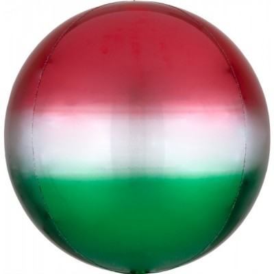 GLOBO CONVER ESFERA ORBZ OMBRE ROJO / VERDE