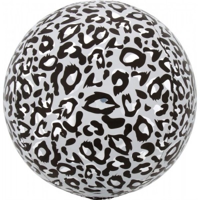 GLOBO CONVER ESFERA ORBZ ANIMAL PRINT LEOPARDO NIEVES