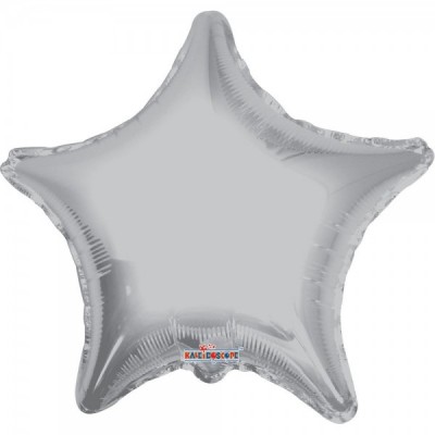 GLOBO CONVER #9S ESTRELLA SOLIDO PLATA