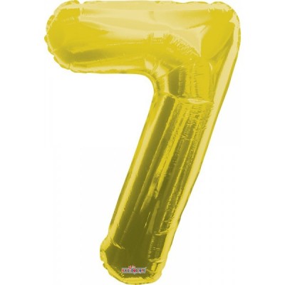 GLOBO CONVER NUMERO JUMBO #7 ORO