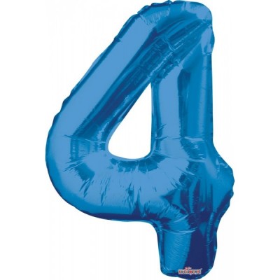 GLOBO CONVER NUMERO JUMBO #4 AZUL