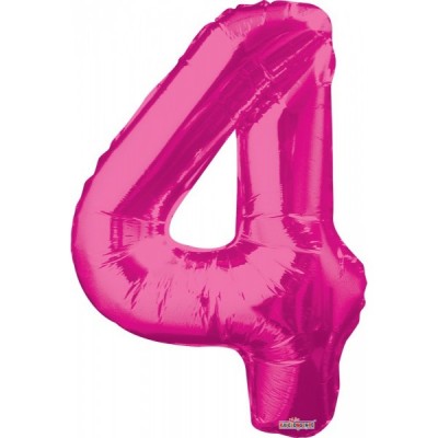 GLOBO CONVER NUMERO JUMBO #4 MAGENTA
