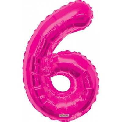 GLOBO CONVER NUMERO JUMBO #6 MAGENTA